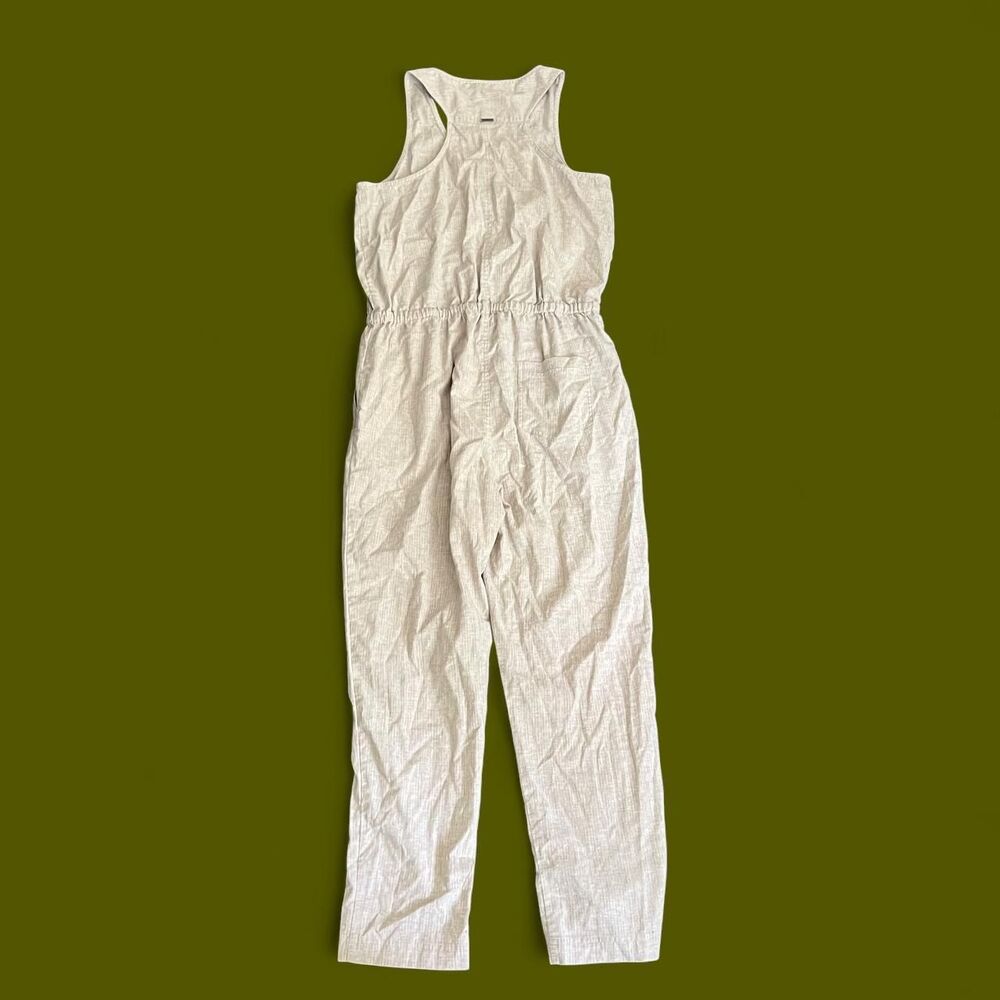 Prana Light Beige Tank Jumpsuit - Picture 2 of 4